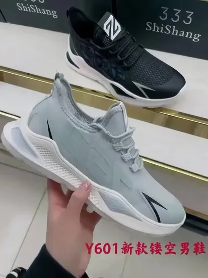 Comfortable Fly Knit Material Sneaker Woman Sport Shoes for Running