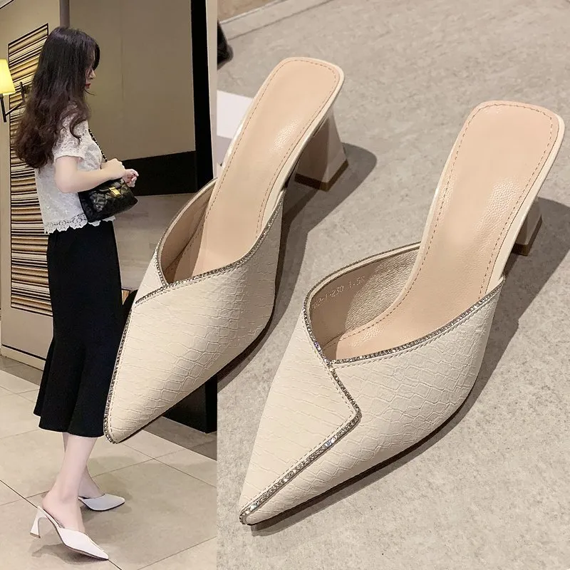 Metallic Striped Leather Handpainted Cashew Flowers fashion Shoes